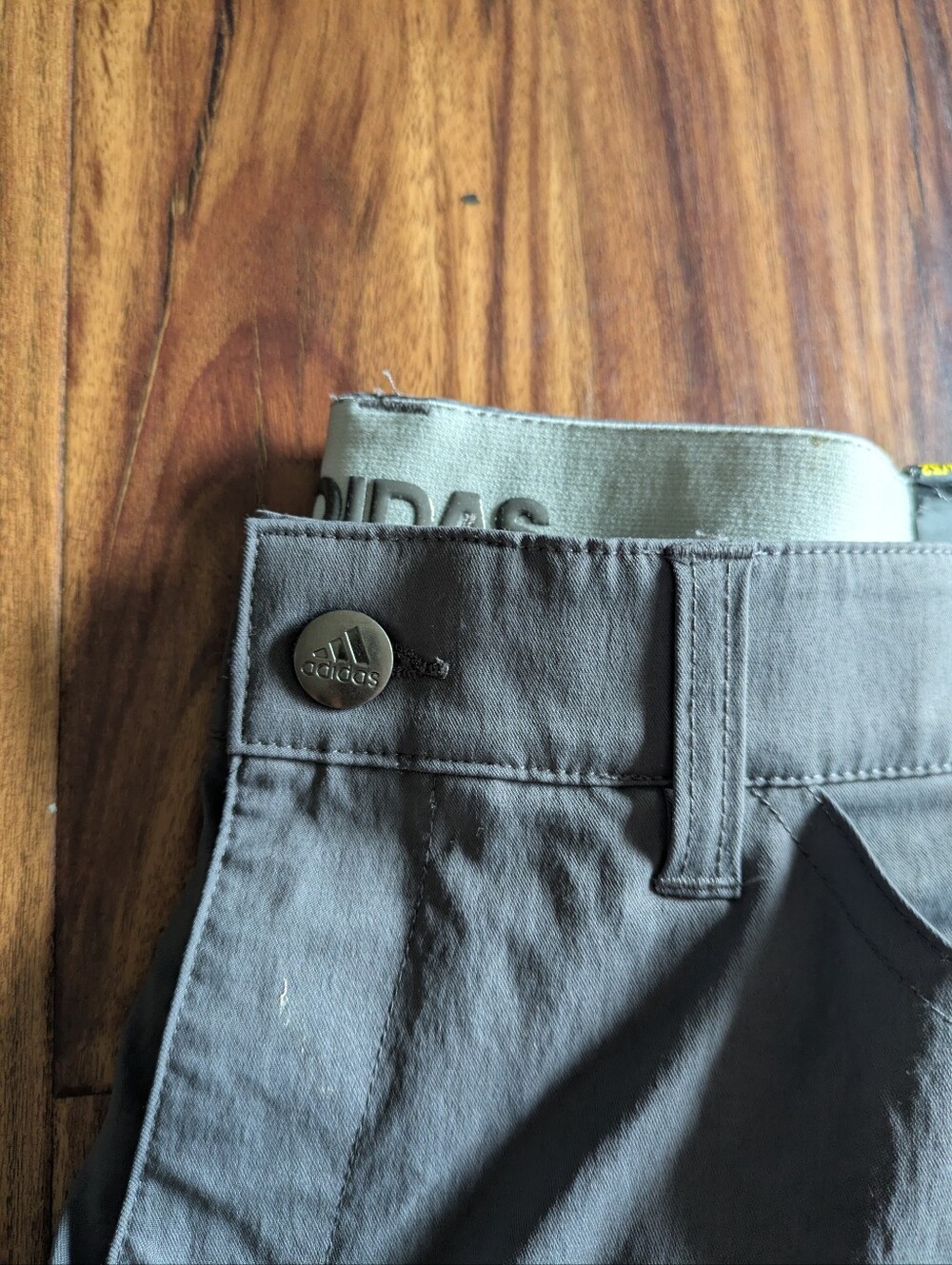 Adidas Ultimate365 Five Pocket Golf Pants Men 34 X 32 Grey Taper 062026 - Picture 4 of 8